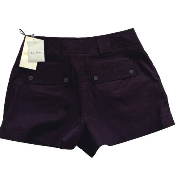 W By Worth Short Shorts Mary Kate Root Beer Cargo Shorts Size 4 NWT - Picture 3 of 14
